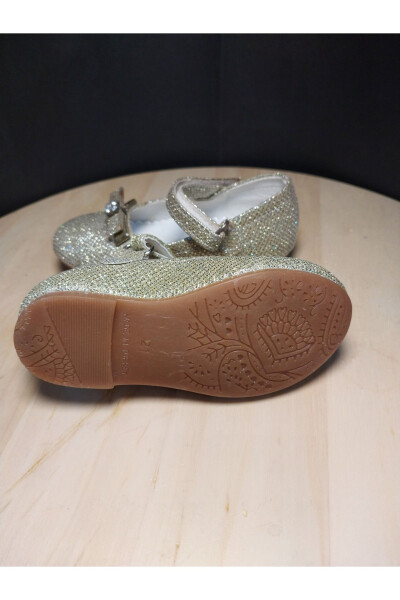 Rhinestone Buckle Bow Ballerinas - 2