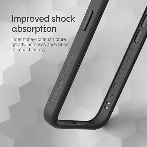 RhinoShield Bumper Case [iPhone 15 Plus] bilan mos keladi | CrashGuard - Zarba yutuvchi ingichka dizaynli himoya qopqog'i 3,5M / 11ft balandlikdan tushishdan himoya - Grafit - 3