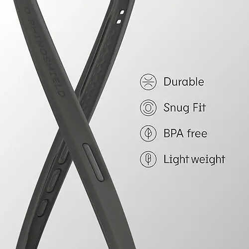 RhinoShield Bumper Case [iPhone 15 Plus] bilan mos keladi | CrashGuard - Zarba yutuvchi ingichka dizaynli himoya qopqog'i 3,5M / 11ft balandlikdan tushishdan himoya - Lavanda - 4