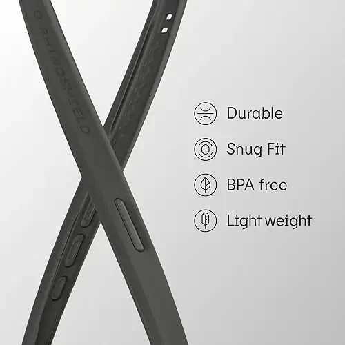 RhinoShield Bumper Case Compatible with [iPhone 15 Plus] | CrashGuard - Shock Absorbent Slim Design Protective Cover 3.5M / 11ft Drop Protection - White - 4