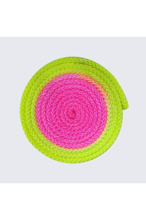 Rhythmic Gymnastics Jumping Rope Yellow Pink - 1