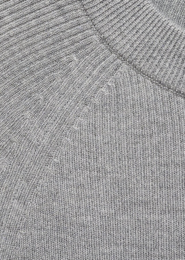 Ribana knit sweater, light heather grey. - 17