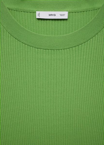 Ribana knit t-shirt (green) - 17