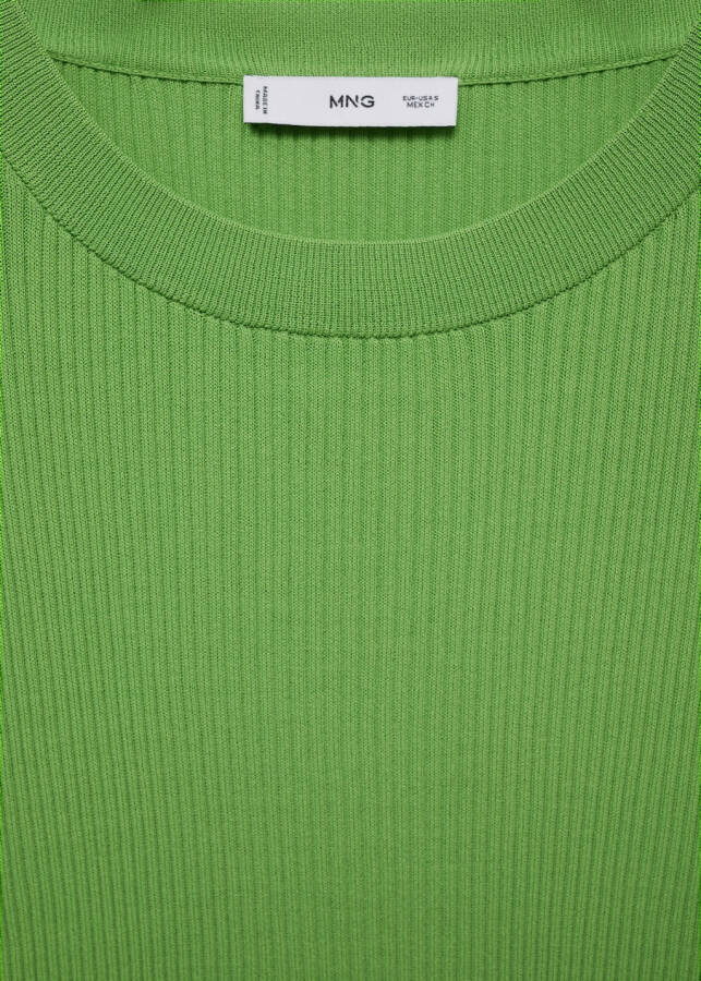 Ribana knit t-shirt (green) - 11