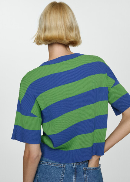 Ribana knit t-shirt (green) - 3