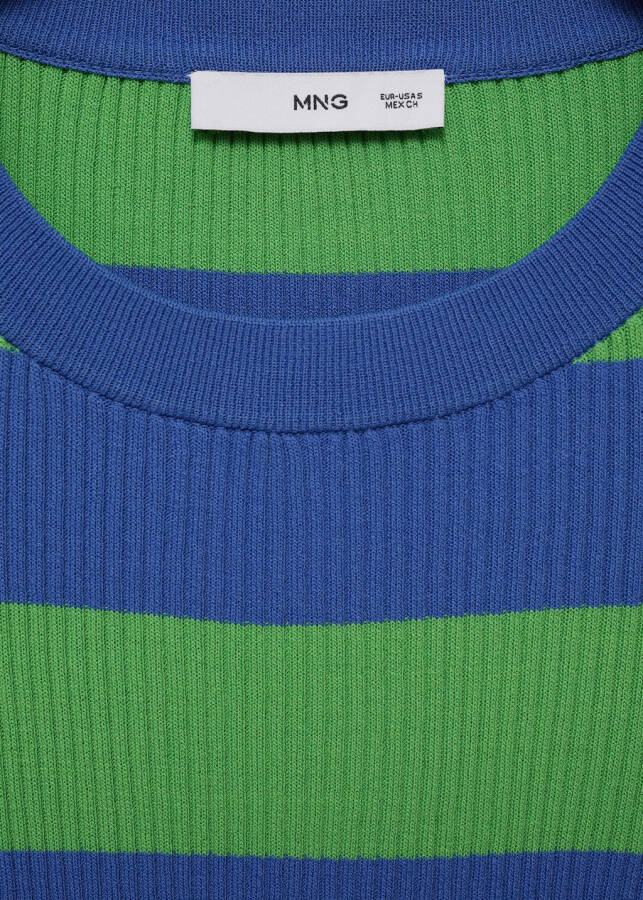 Ribana knit t-shirt (green) - 5