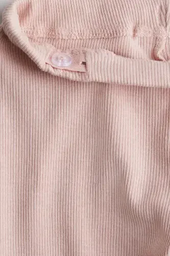 Ribana Knitted Jersey Leggings-Light pink - H&M (1)