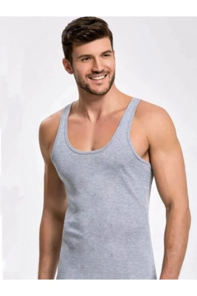 Ribana Sports Men's Tank Top 118 Grey - TUTKU