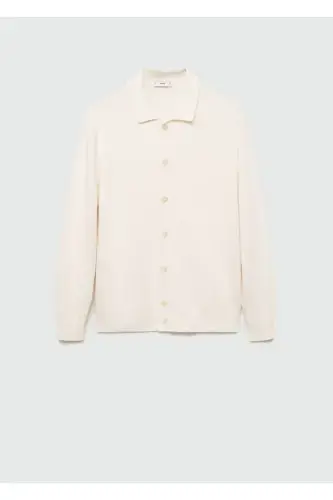Ribana Wool Cardigan-Off White - 3