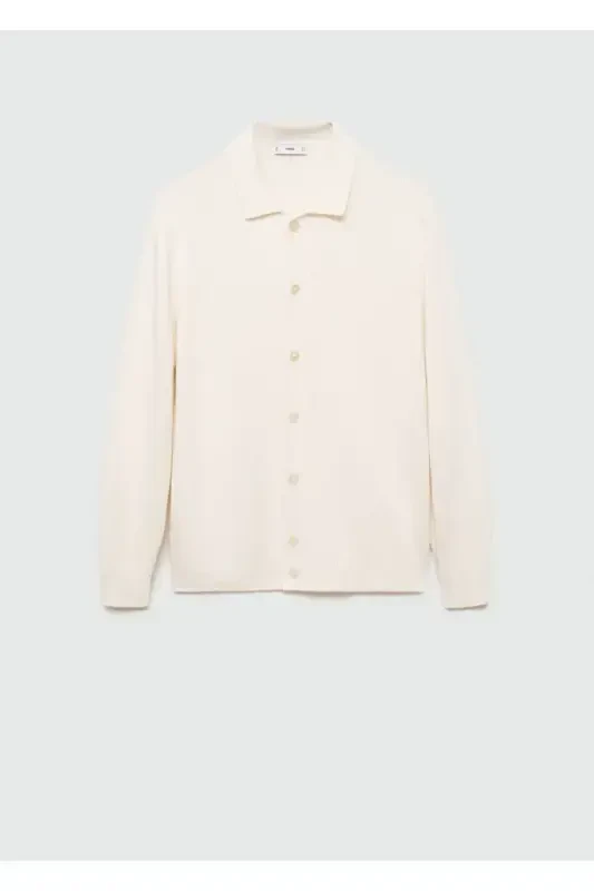 Ribana Wool Cardigan-Off White - 3