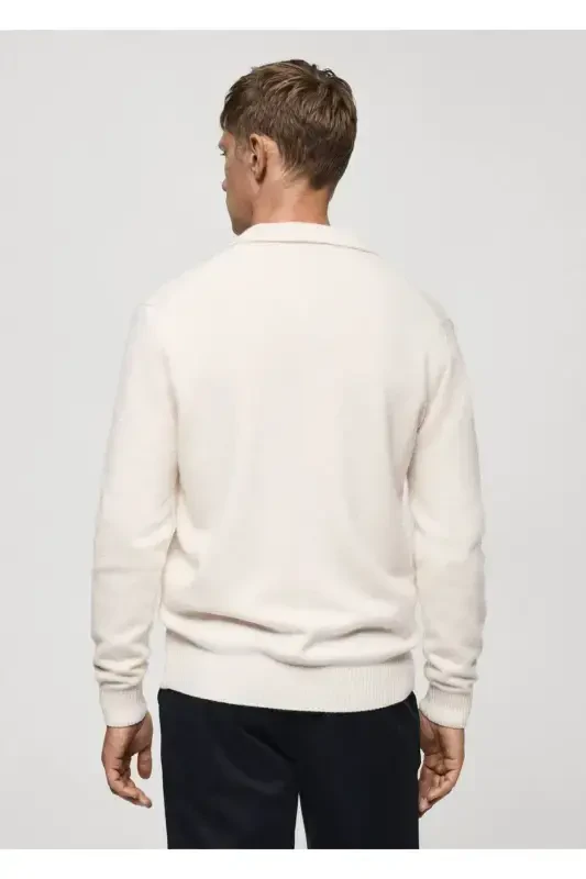 Ribana Wool Cardigan-Off White - 4