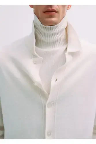 Ribana Wool Cardigan-Off White - 7