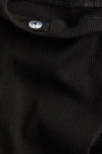 Ribanalı Jarse Tayt-Siyah - H&M (1)