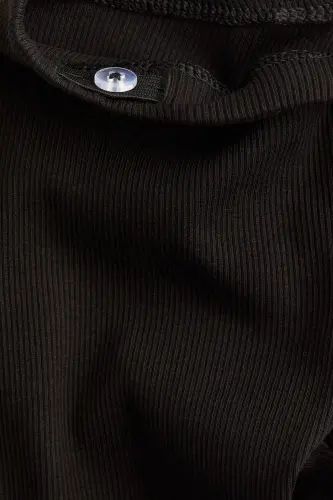 Ribanalı Jarse Tayt-Siyah - H&M (1)