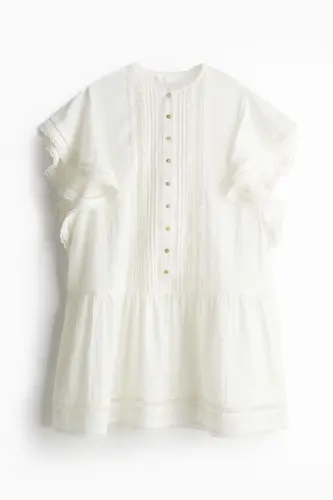 Ribbed and cotton dress - 1