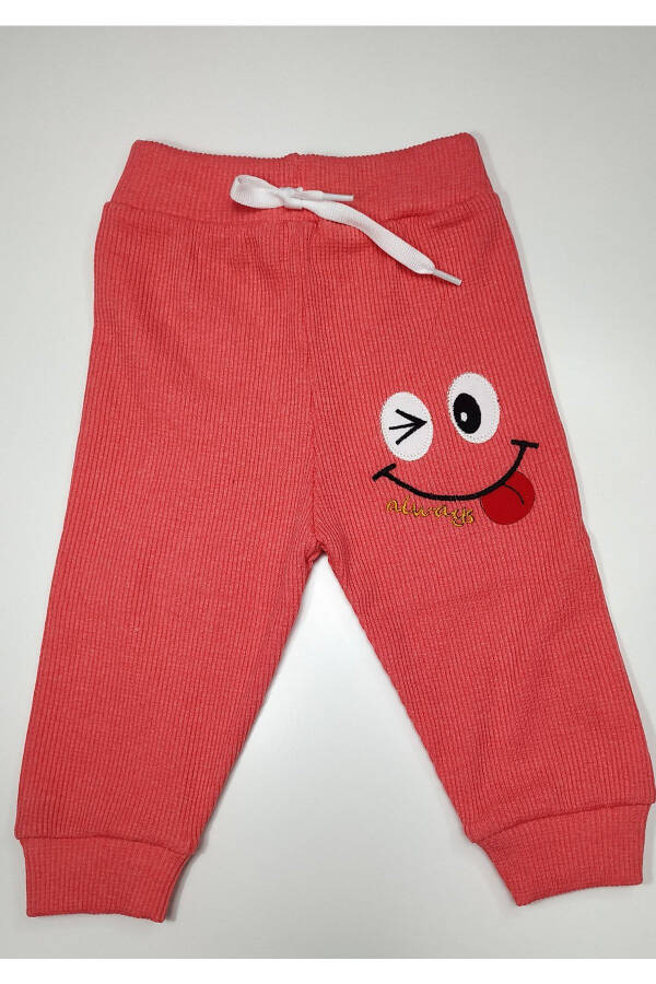 Ribbed Baby Leggings (Smiling Face Girl-Boy Mix) - 3