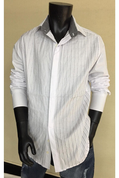 Ribbed Classic Shirt - 2