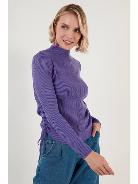 Ribbed Half Fisherman Knit Sweater 6329531 - 7