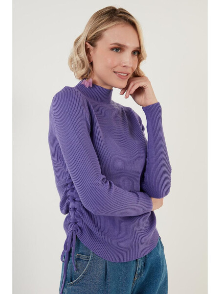 Ribbed Half Fisherman Knit Sweater 6329531 - 4