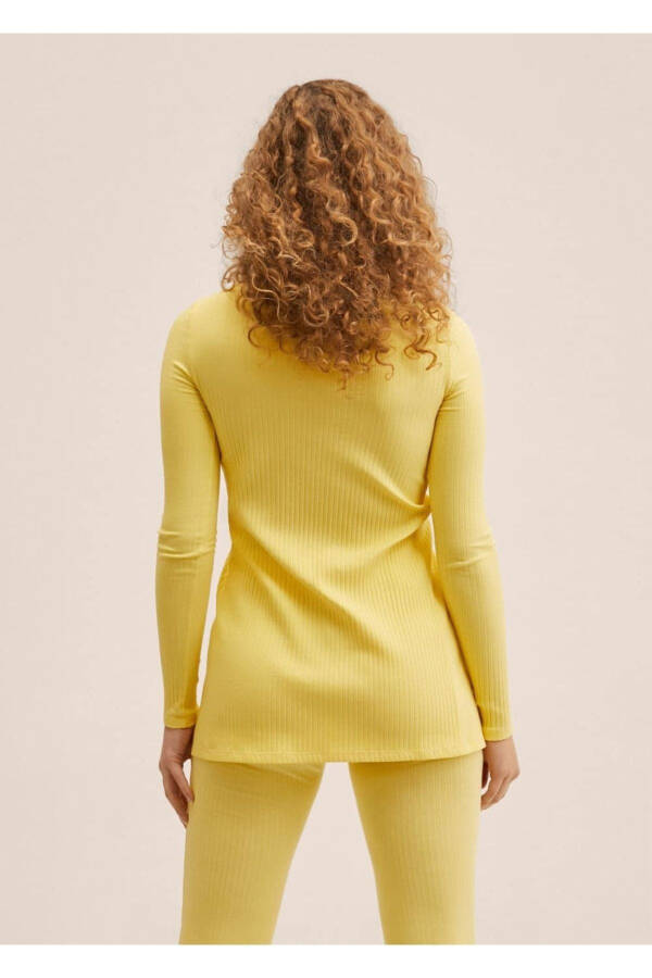 Ribbed Knit Cardigan - 4