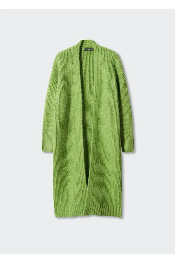 Ribbed Knit Cardigan - 3