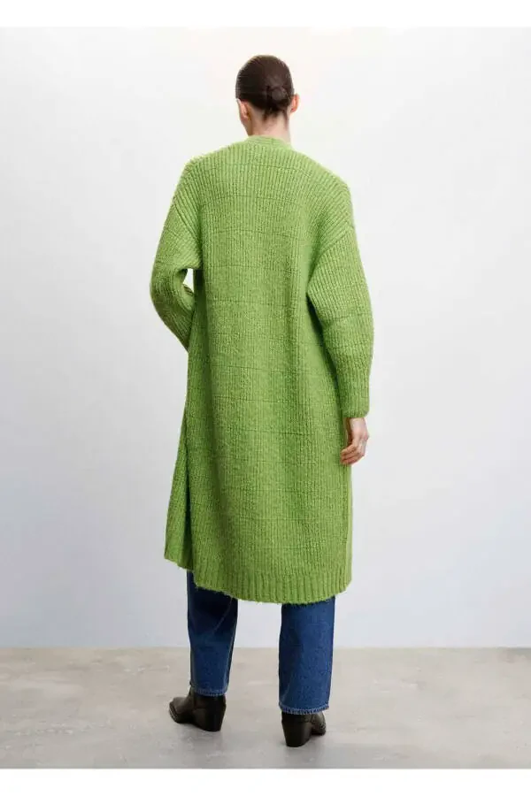 Ribbed Knit Cardigan - 4