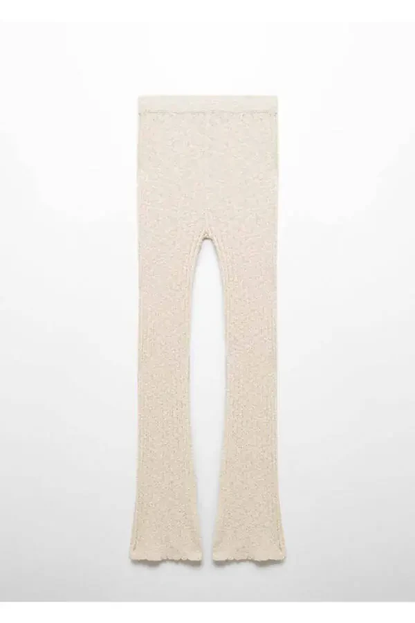 Ribbed Knit Culotte - 3