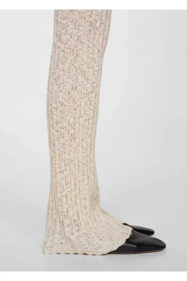 Ribbed Knit Culotte - 7