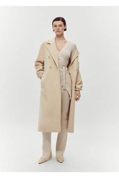 Ribbed Knit Envelope Hem Cardigan - 7