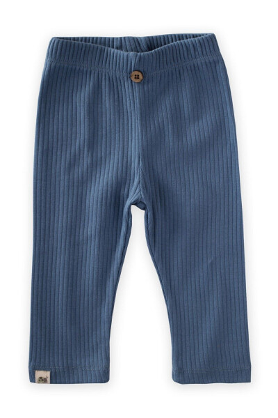 Ribbed Leggings 0-5 Years Indigo Blue - 4