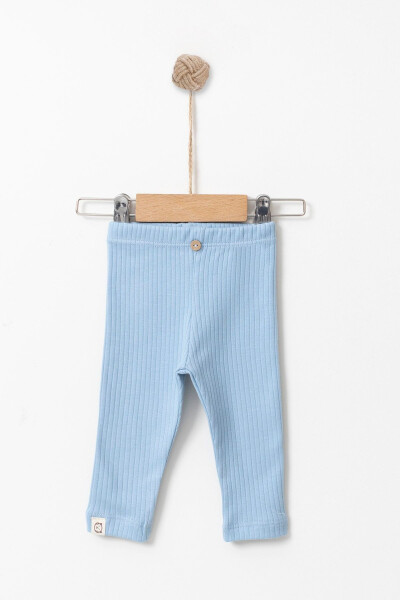 Ribbed Leggings 3-18 Months Blue 