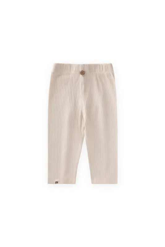 Ribbed Tights 0-5 Years Light Beige - A. BEIGE - 1