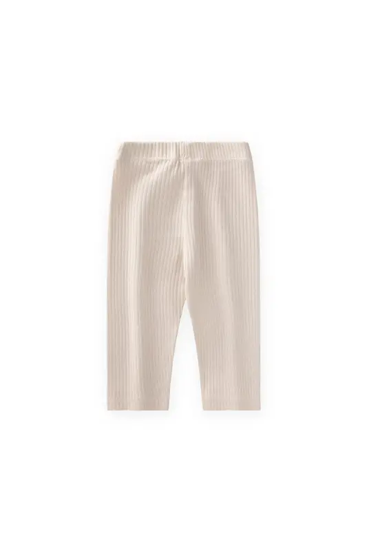 Ribbed Tights 0-5 Years Light Beige - A. BEIGE - 2