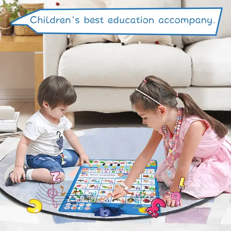 Richgv Interactive Alphabet Wall Chart, Educational Toy with Musical Features - 2