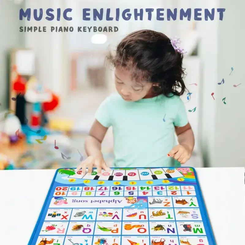 Richgv Interactive Alphabet Wall Chart, Educational Toy with Musical Features - 5