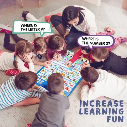 Richgv Interactive Alphabet Wall Chart, Educational Toy with Musical Features - 6