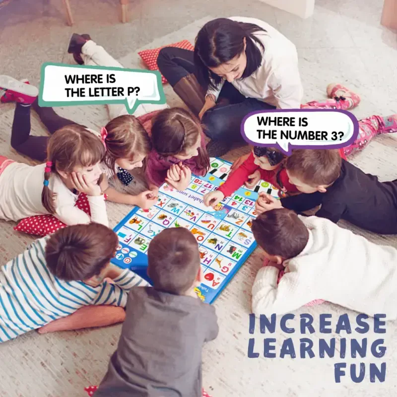 Richgv Interaktiv Alifbo devoriy jadvali, Musiqiy xususiyatlarga ega ta'lim o'yinchog'i - 6