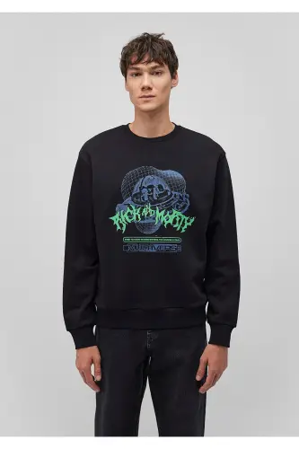 Rick and Morty Printed Black Sweatshirt 0S10185-900 - 3