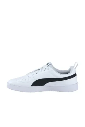 Rickie Erkek Beyaz Spor Ayakkabı (387607-02)-Puma White - Modazone (1)