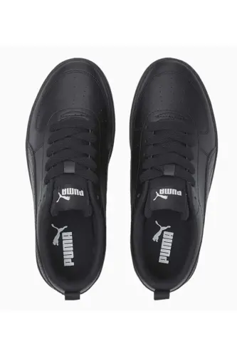 Rickie 387607-03 Erkek Spor Ayakkabı SİYAH - Puma Black-Puma Black - 4