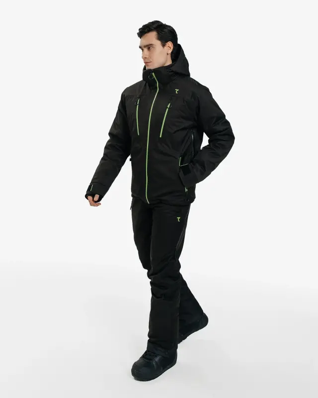 RIDE Ski Suit - BLACK - 7SABER