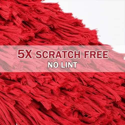 Ride Kings Car Duster Exterior Scratch Free-Stocking Stuffers Gifts for Men Women-Car Dust Brush with Extendable Telescoping Handle to Remove Dust Pollen,for Truck,and Motorcycle,Wax Cotton Hair - 6