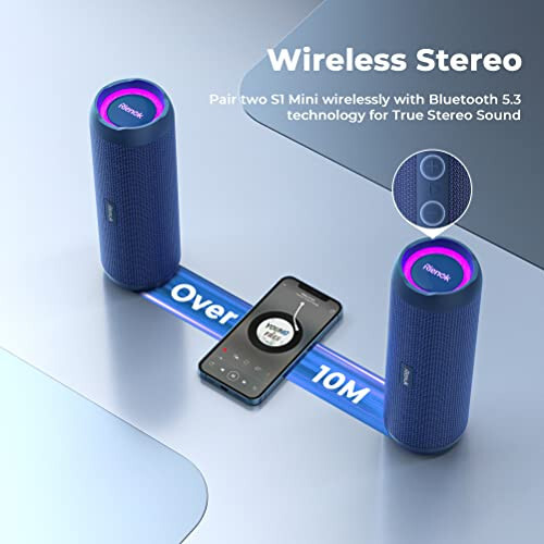 RIENOK Ko'chma Bluetooth Karnay 30W Ikkita Juftlashtirilgan Haqiqiy Simsiz Stereo HD Ovoz IPX7 Su o'tkazmaydigan Tashqi Sport Dush Simsiz Karnay Bluetooth 5.3 Uy Partiyasi Uchun - 5