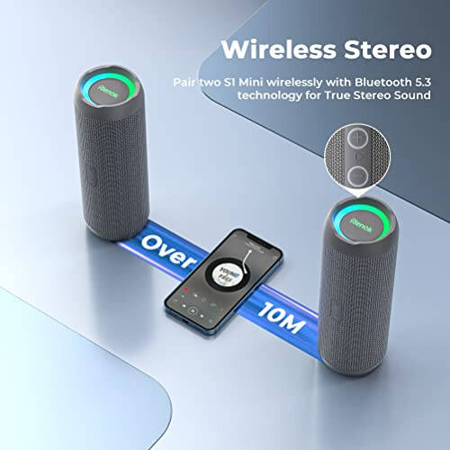 RIENOK Ko'chma Bluetooth Karnay 30W Ikkita Juftlashtirish Haqiqiy Simsiz Stereo HD Ovoz IPX7 Su o'tkazmaydigan Tashqi Sport Dush Simsiz Karnay Bluetooth 5.3 Uy Partiyasi uchun - 3