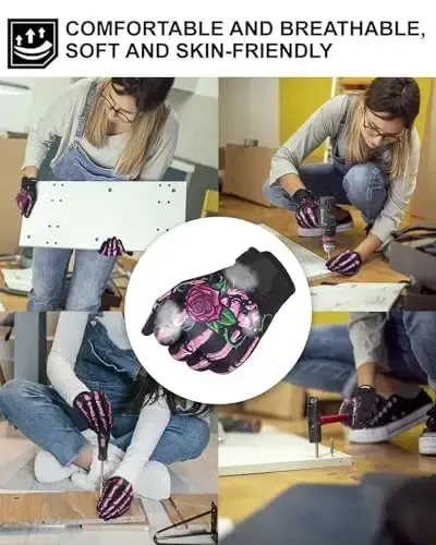 RIGWARL Мотоциклетные перчатки для мужчин и женщин с сенсорным экраном, легкие внедорожные перчатки с нескользящим скелетом для мотоциклистов - 5