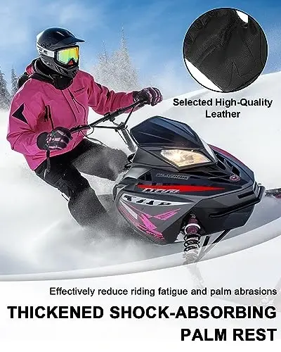 RIGWARL Motorcycle Gloves for Men Women Touchscreen, Lightweight Dirt Bike Glove Non-Slip, Skeleton Motorcycle Riding Glove - 2