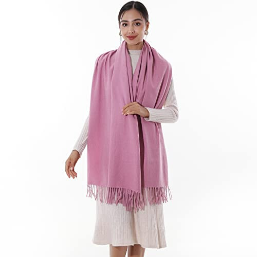 RIIQIICHY Scarfs for Women Winter Scarf Pashmina Shawls Wraps for Evening Dresses Large Soft Warm Scarves - 4