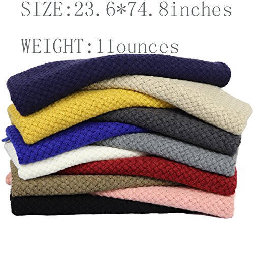 RIIQIICHY Winter Scarfs for Women Cold Weather Chunky Knit Scarf Warm Thick Scarf Long Large Oversized Scarves - 7