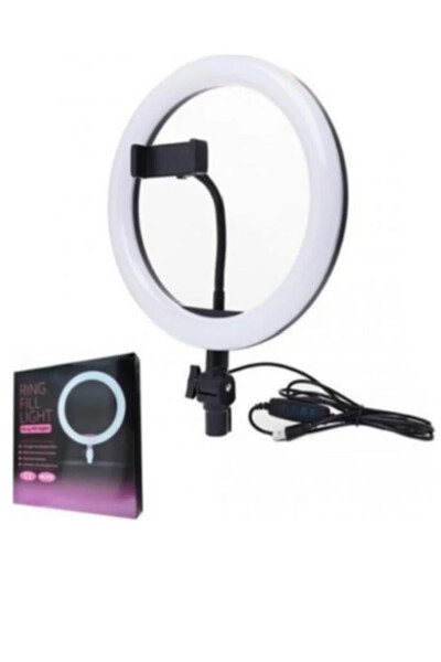 Ring Light for Youtube - Tiktok - Selfie - Makeup LED Lighted 10 Inch (26 Cm) 210 Cm Tripod - 8