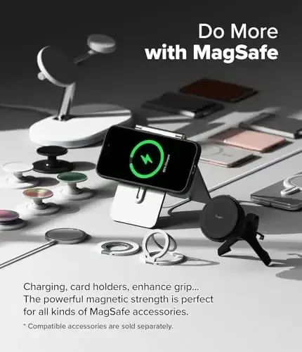 Ringke Onyx для iPhone 16, [Совместимость с MagSafe], Масло- и грязеотталкивающий, Индивидуальные крышки объективов для камер, Нескользящее улучшенное сцепление, Легкий чехол - Magnetic Dark Green - 3